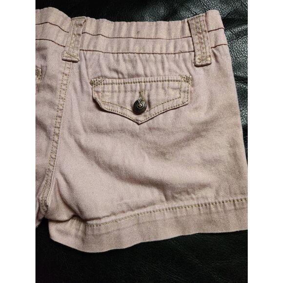 #10 BKE  pink shimmering with gold shorts  - Mollie Cuffed shorts (Size 27) - Picture 9 of 10